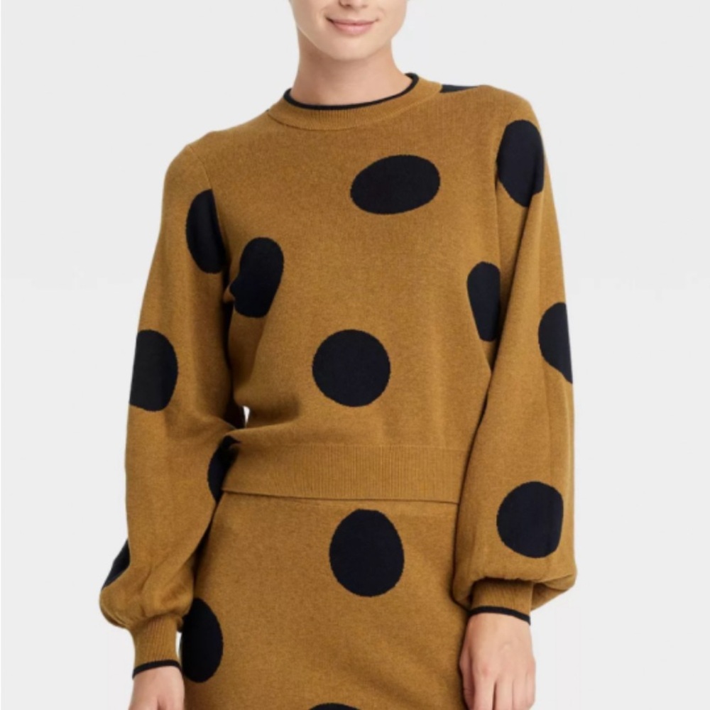 Who what wear polka dot sweater